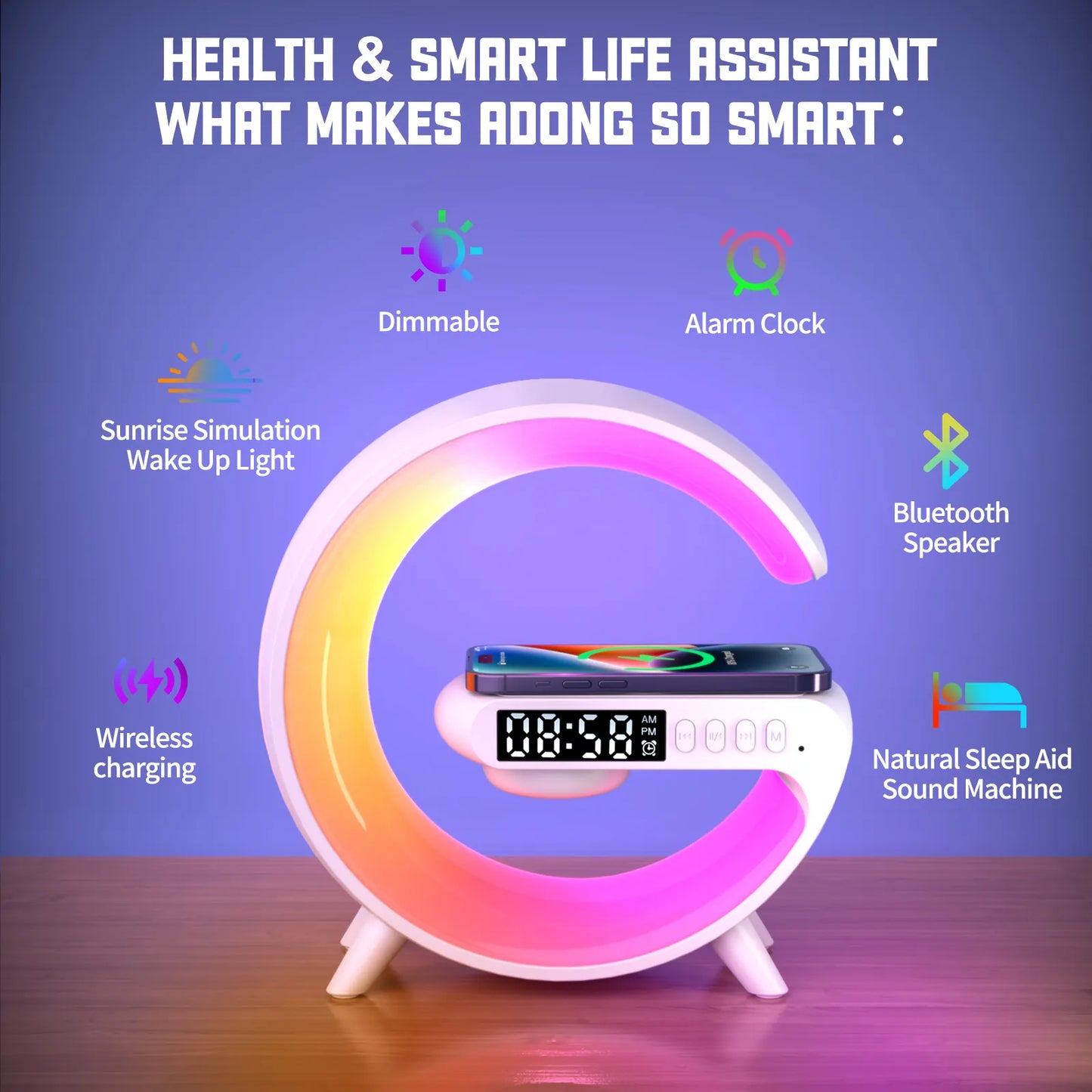 MoonGlo All-In-One Wireless Charging Station